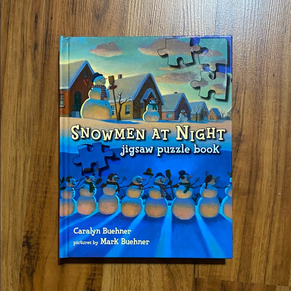 "Snowmen At Night” Jigsaw 🧩 Puzzle Book 📕